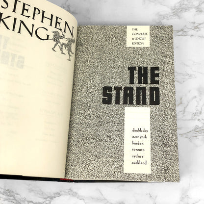 The Stand by Stephen King [COMPLETE & UNCUT EDITION] 1990 • Doubleday