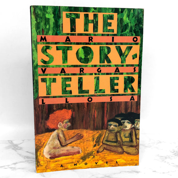 The Storyteller by Mario Vargas Llosa [1989 TRADE PAPERBACK] • Farrar Straus Giroux