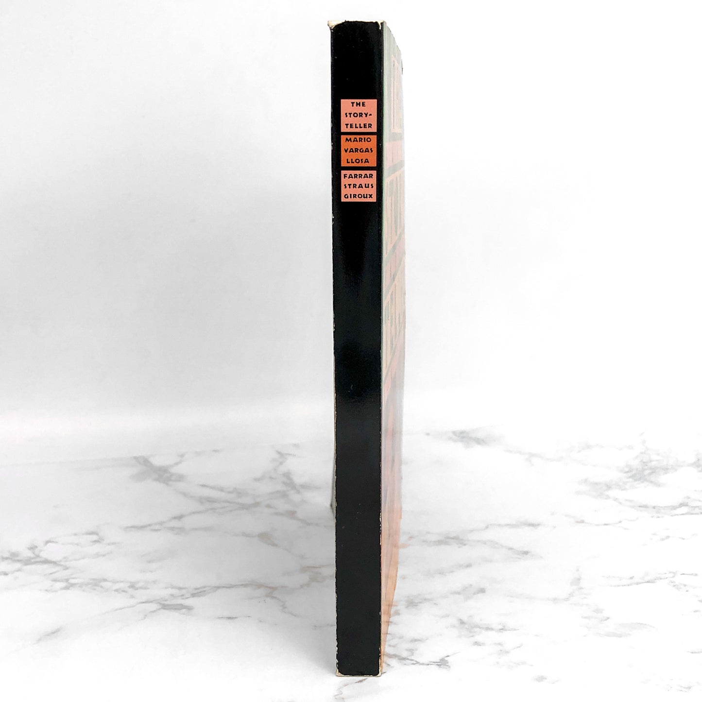 The Storyteller by Mario Vargas Llosa [1989 TRADE PAPERBACK] • Farrar Straus Giroux