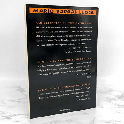 The Storyteller by Mario Vargas Llosa [1989 TRADE PAPERBACK] • Farrar Straus Giroux