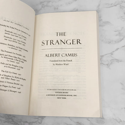 The Stranger by Albert Camus [VINTAGE TRADE PAPERBACK]