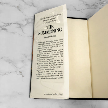 The Summoning by Bentley Little [FIRST HARDCOVER EDITION] 1993 • Signet BCE