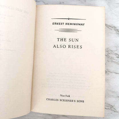 The Sun Also Rises by Ernest Hemingway [TRADE PAPERBACK / 1970]