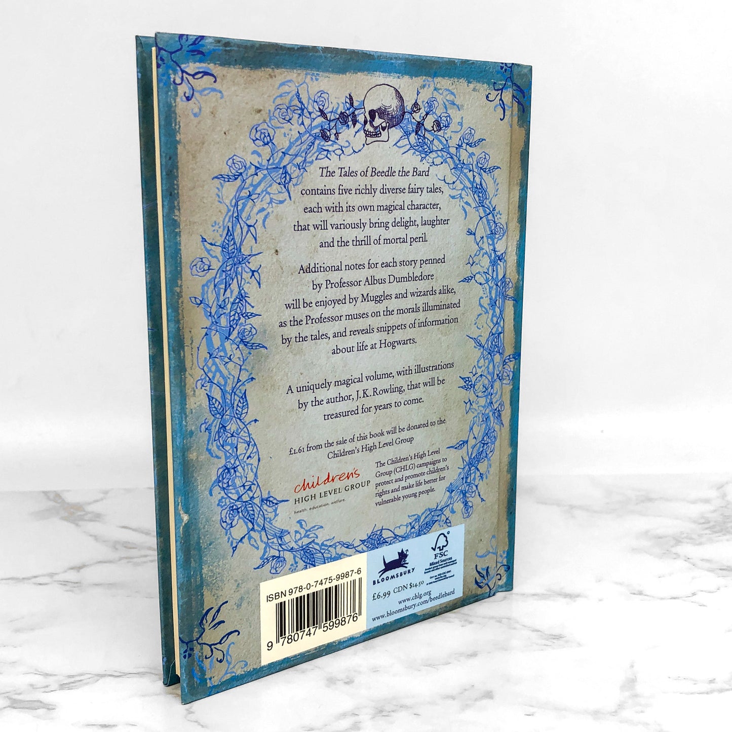 The Tales of Beedle The Bard by J.K. Rowling [U.K. FIRST EDITION • FIRST PRINTING] 2008 • Bloomsbury