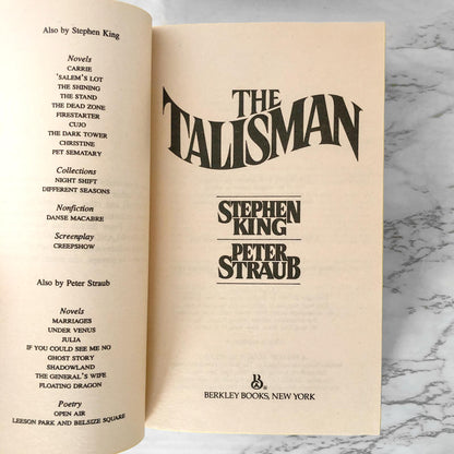 The Talisman by Stephen King & Peter Straub [FIRST PAPERBACK PRINTING]
