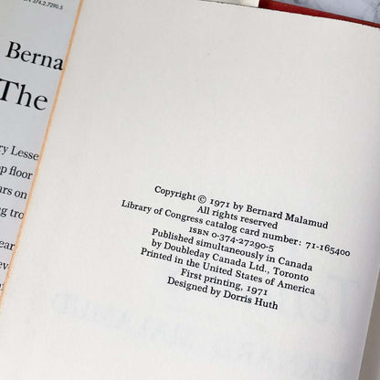 The Tenants by Bernard Malamud [FIRST EDITION / FIRST PRINTING] 1971