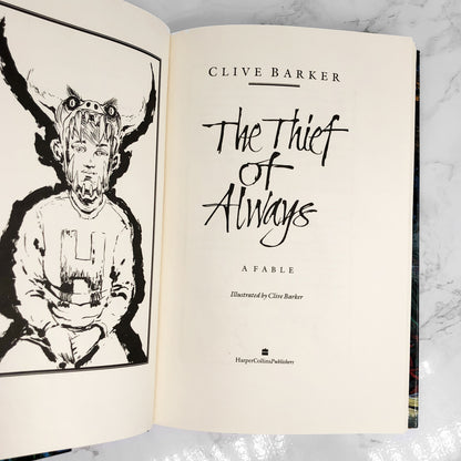 The Thief of Always by Clive Barker [FIRST EDITION / FIRST PRINTING] 1992