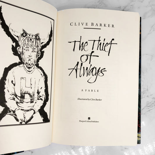 The Thief of Always by Clive Barker [FIRST EDITION / FIRST PRINTING] 1992