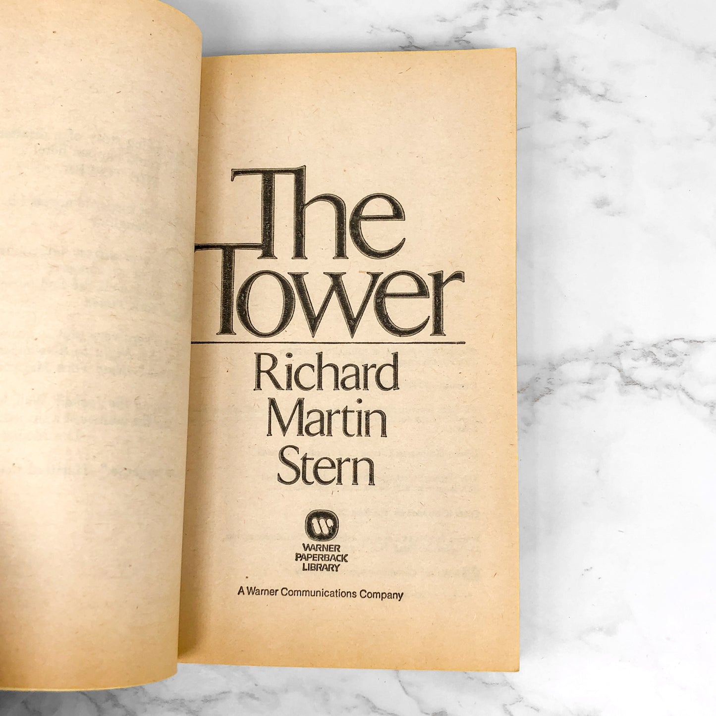The Tower by Richard Martin Stern [FIRST PAPERBACK PRINTING] 1974