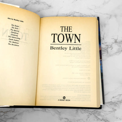 The Town by Bentley Little [FIRST EDITION HARDCOVER] 2000
