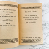 The Two Towers by J.R.R. Tolkien [1974 PAPERBACK]