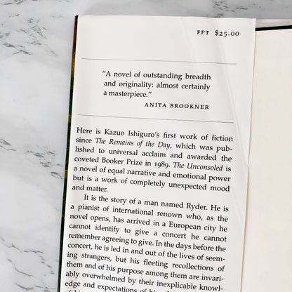 The Unconsoled by Kazuo Ishiguro [FIRST EDITION / FIRST PRINTING]
