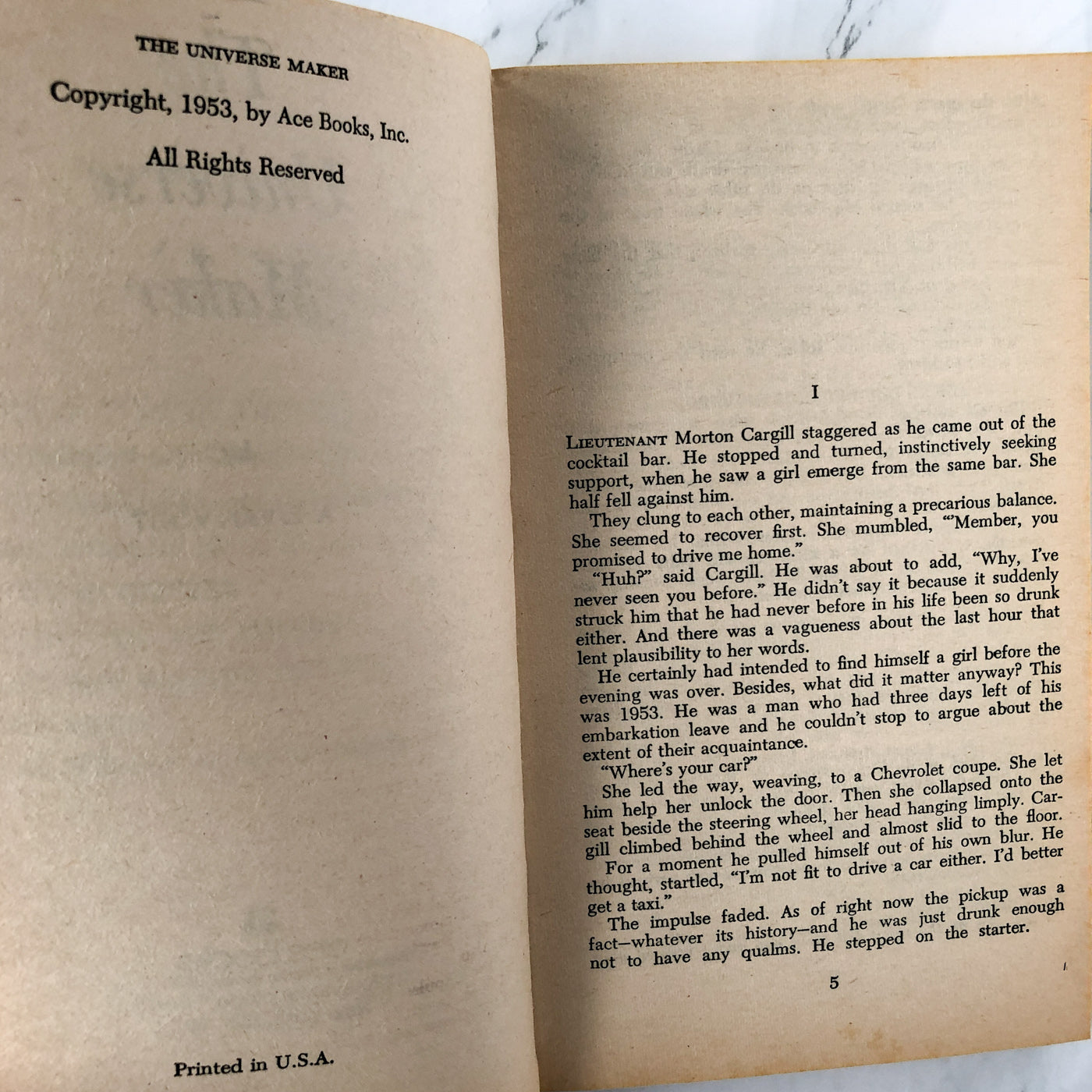 The Universe Maker by A.E. Van Vogt [1953 PAPERBACK]