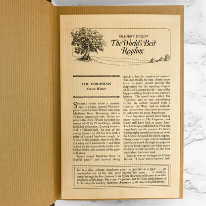 The Virginian by Owen Wister [ILLUSTRATED HARDCOVER / 1988]