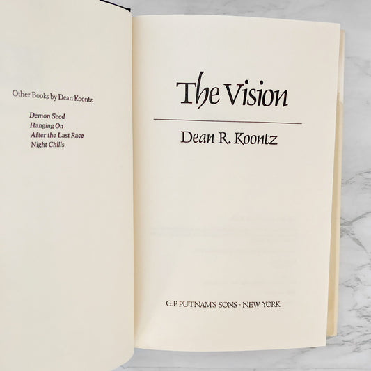 The Vision by Dean Koontz [FIRST EDITION / FIRST PRINTING] 1977