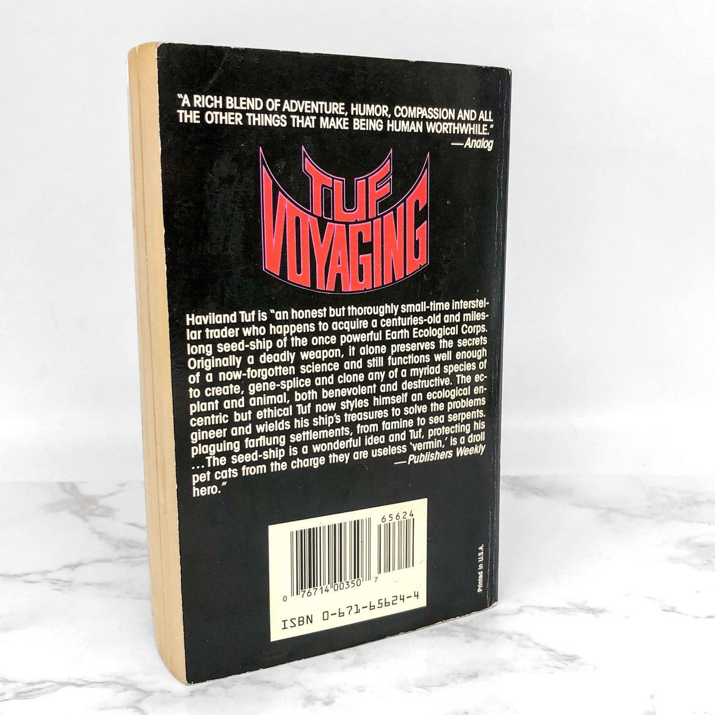 Tuf Voyaging by George R.R. Martin [FIRST PAPERBACK PRINTING] 1987