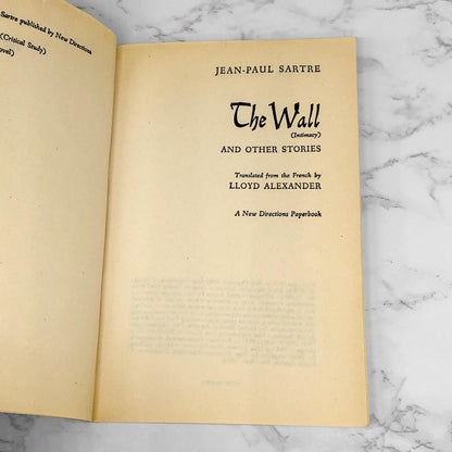 The Wall by Jean-Paul Sartre [FIRST EDITION TRADE PAPERBACK] 1975
