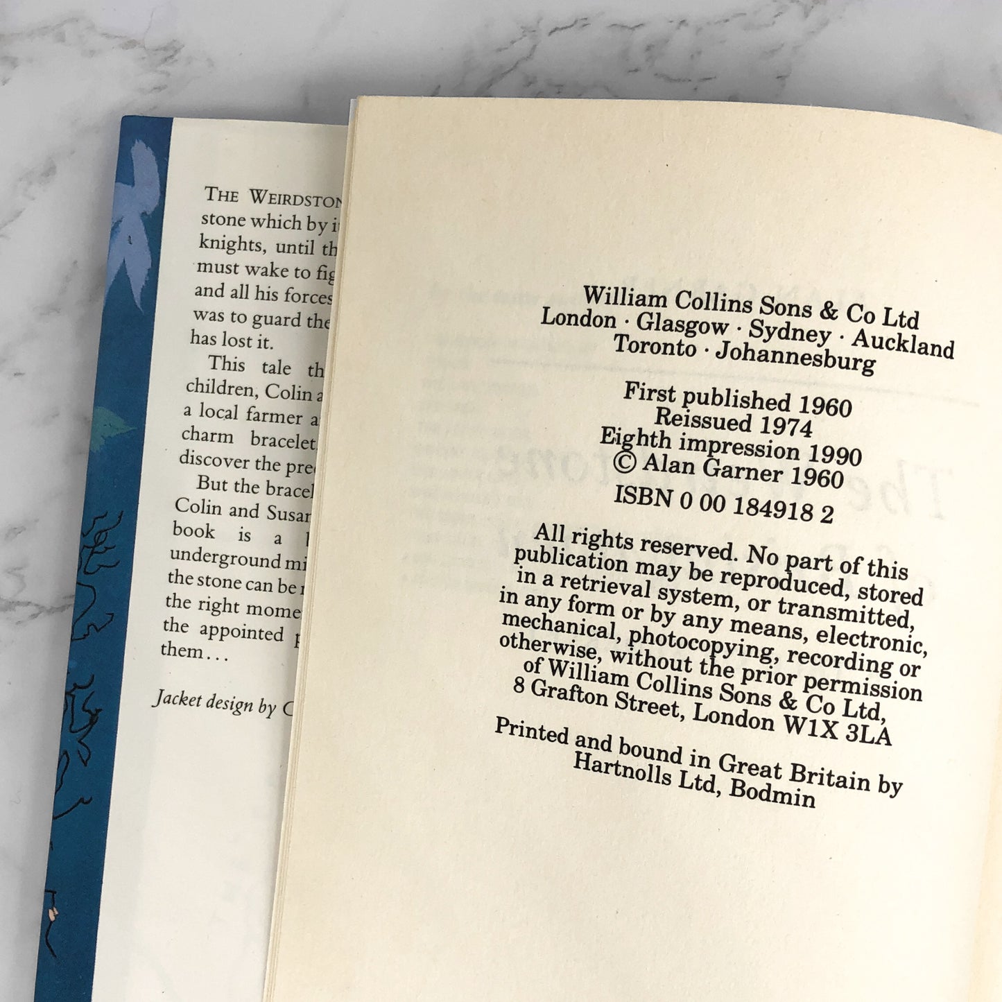 The Weirdstone of Brisingamen by Alan Garner [U.K. FIRST EDITION] 8th Impression / Collins 1990