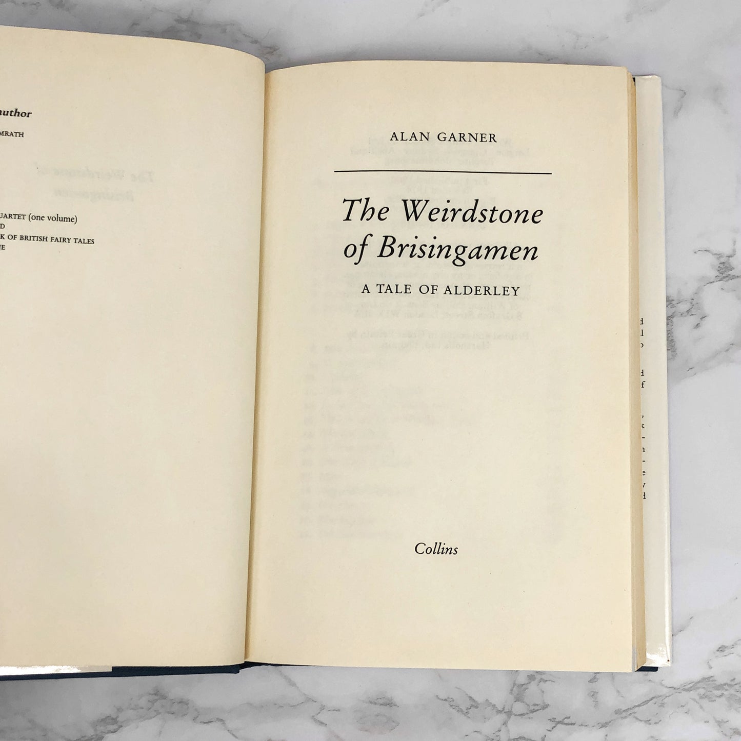 The Weirdstone of Brisingamen by Alan Garner [U.K. FIRST EDITION] 8th Impression / Collins 1990