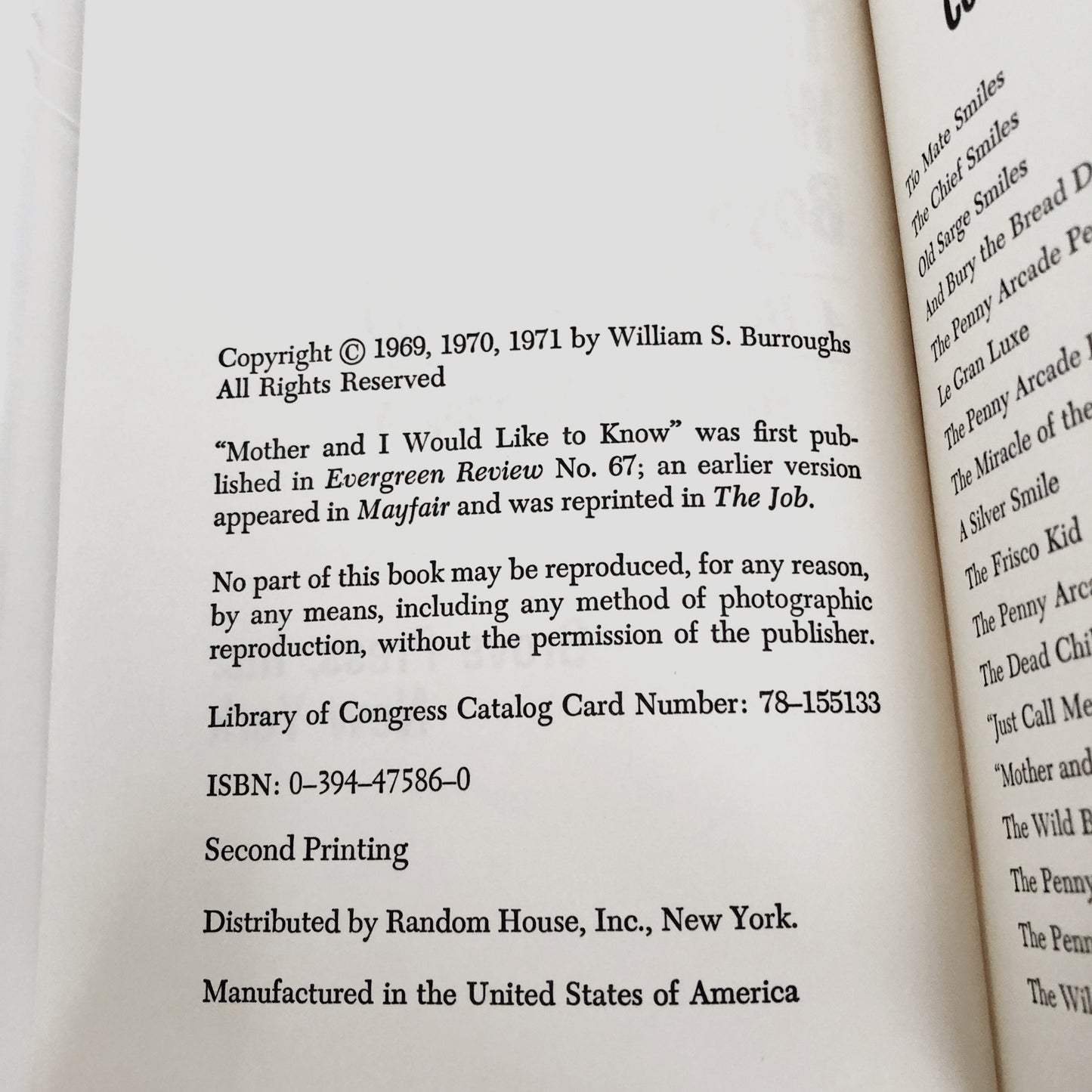 The Wild Boys: A Book of the Dead by William S. Burroughs [FIRST EDITION] 1971 • The Grove Presss