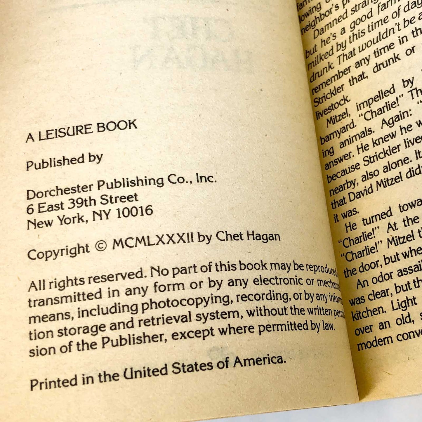 The Witching by Chet Hagan [FIRST EDITION PAPERBACK] 1985 • Leisure Horror