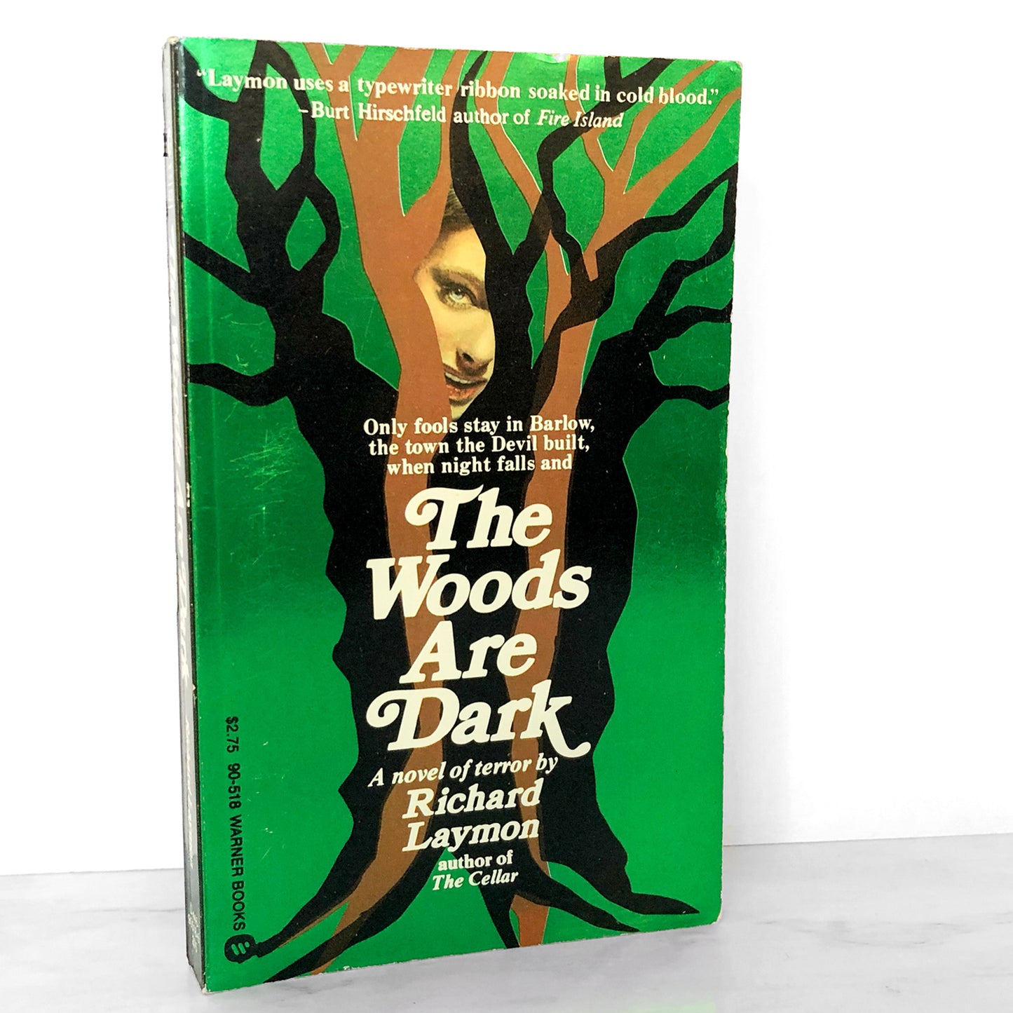 The Woods Are Dark by Richard Laymon [FIRST EDITION / FIRST PRINTING] 1981 Warner Books