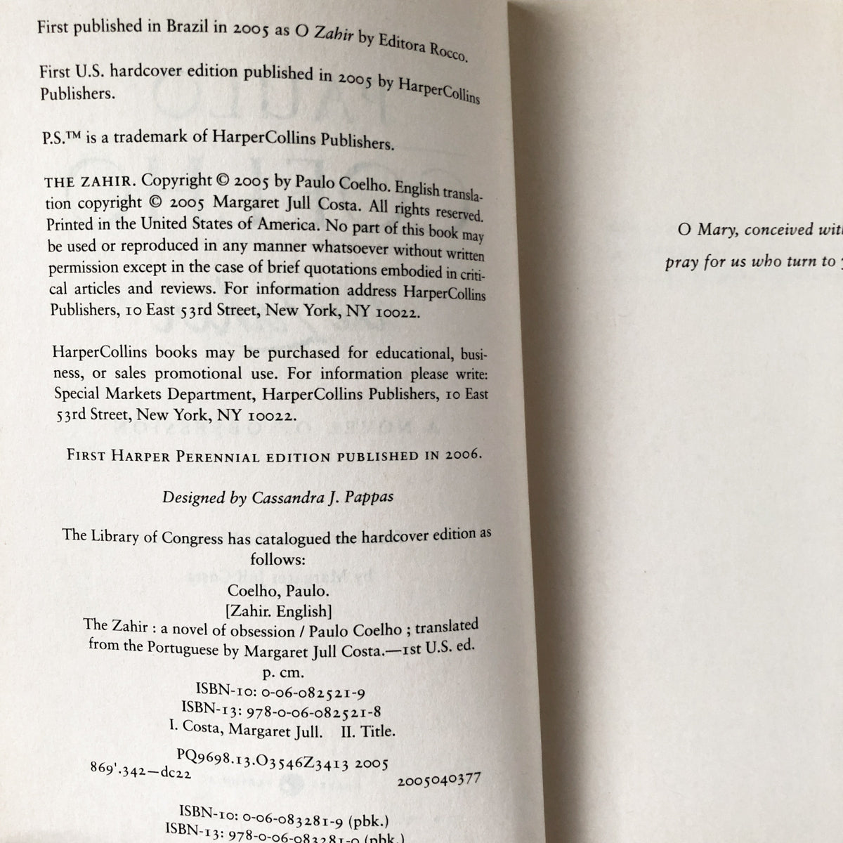 The Zahir by Paulo Coelho [TRADE PAPERBACK] - Bookshop Apocalypse