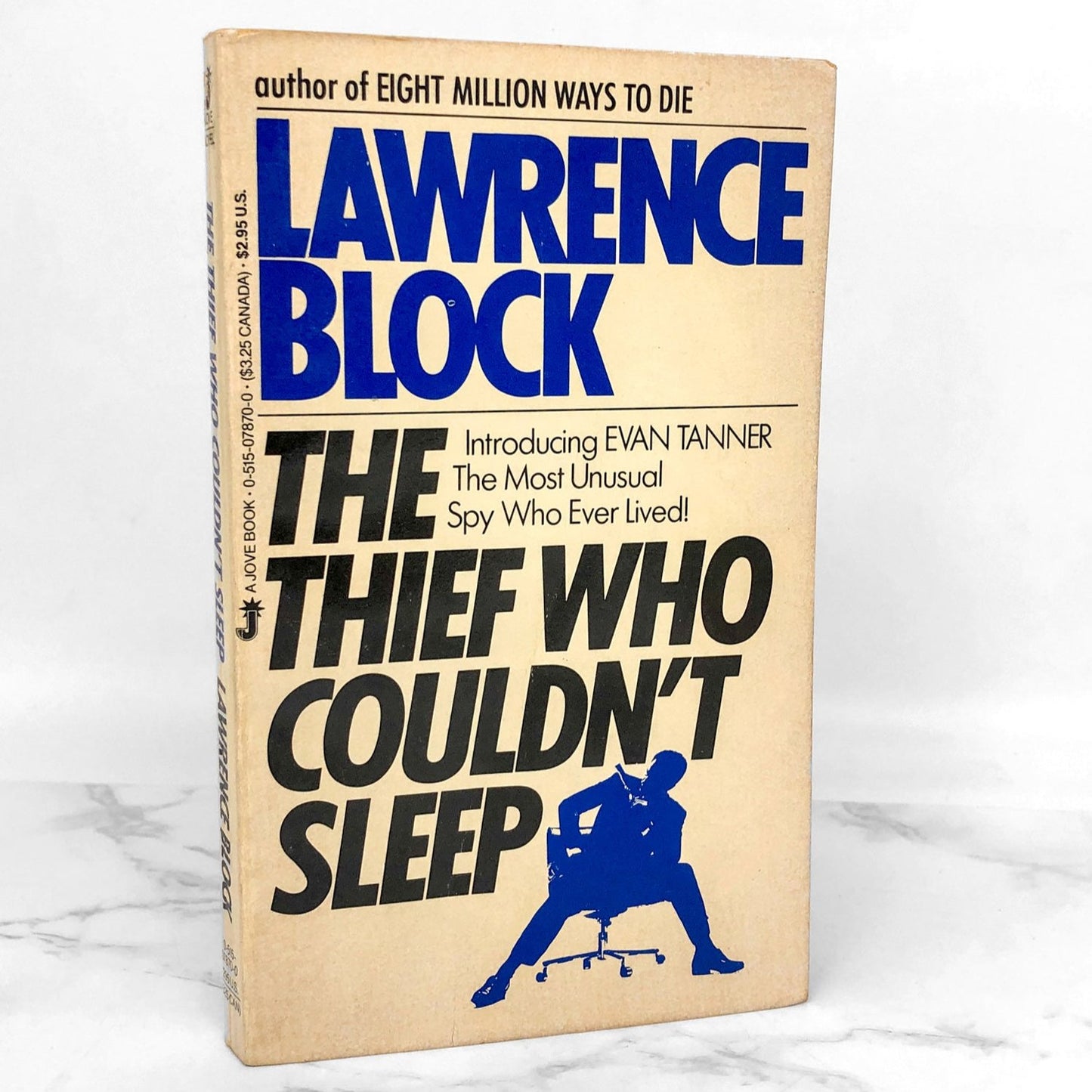 The Thief Who Couldn't Sleep by Lawrence Block [1984 PAPERBACK] Jove