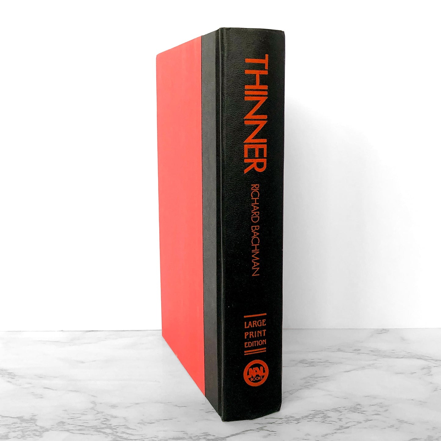 Thinner by Richard Bachman "aka Stephen King" [LARGE PRINT EDITION] 1984