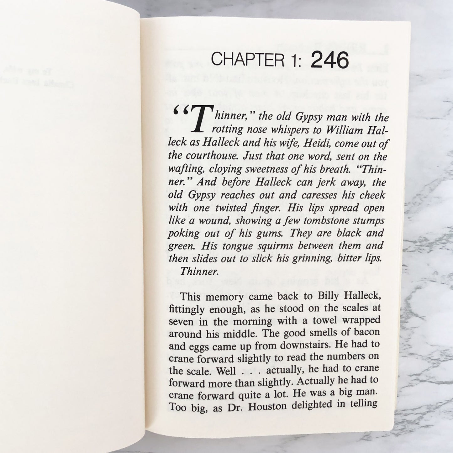 Thinner by Richard Bachman "aka Stephen King" [LARGE PRINT EDITION] 1984