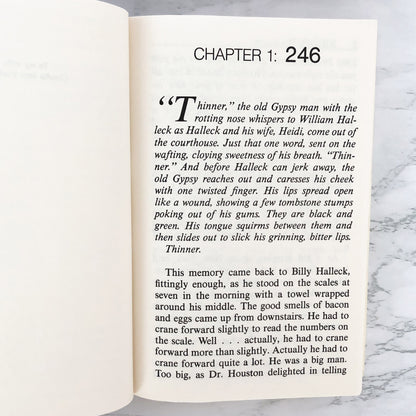 Thinner by Richard Bachman "aka Stephen King" [LARGE PRINT EDITION] 1984