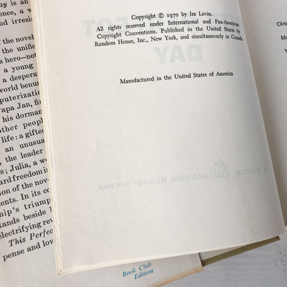 This Perfect Day by Ira Levin [BCE] - Bookshop Apocalypse