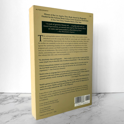 This Boy's Life: A Memoir by Tobias Wolff [TRADE PAPERBACK / 1989]