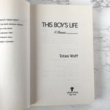 This Boy's Life: A Memoir by Tobias Wolff [TRADE PAPERBACK / 1989]