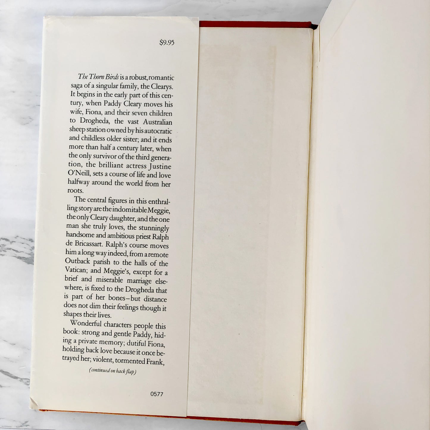 The Thorn Birds by Colleen McCullough [FIRST EDITION / 1977]