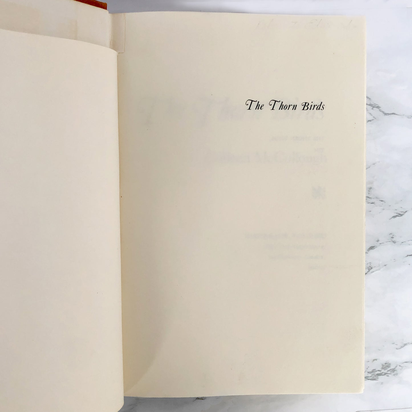 The Thorn Birds by Colleen McCullough [FIRST EDITION / 1977]