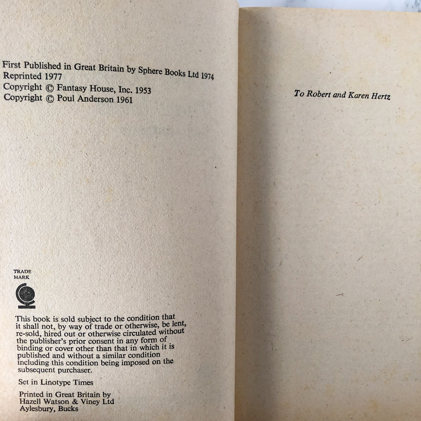 Three Hearts and Three Lions by Poul Anderson [U.K. PAPERBACK / 1977]
