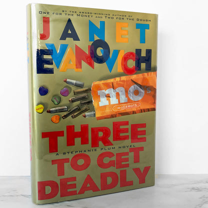 Three to Get Deadly by Janet Evanovich SIGNED! [FIRST EDITION]