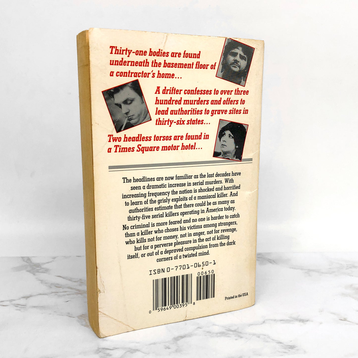 Thrill Killers by Clifford L. Linedecker [FIRST EDITION PAPERBACK] 1988