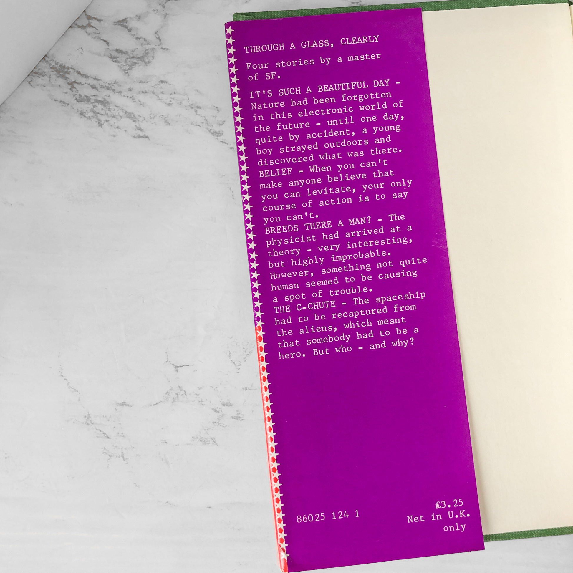 Through a Glass Clearly by Isaac Asimov [1977 UK HARDCOVER] - Bookshop Apocalypse