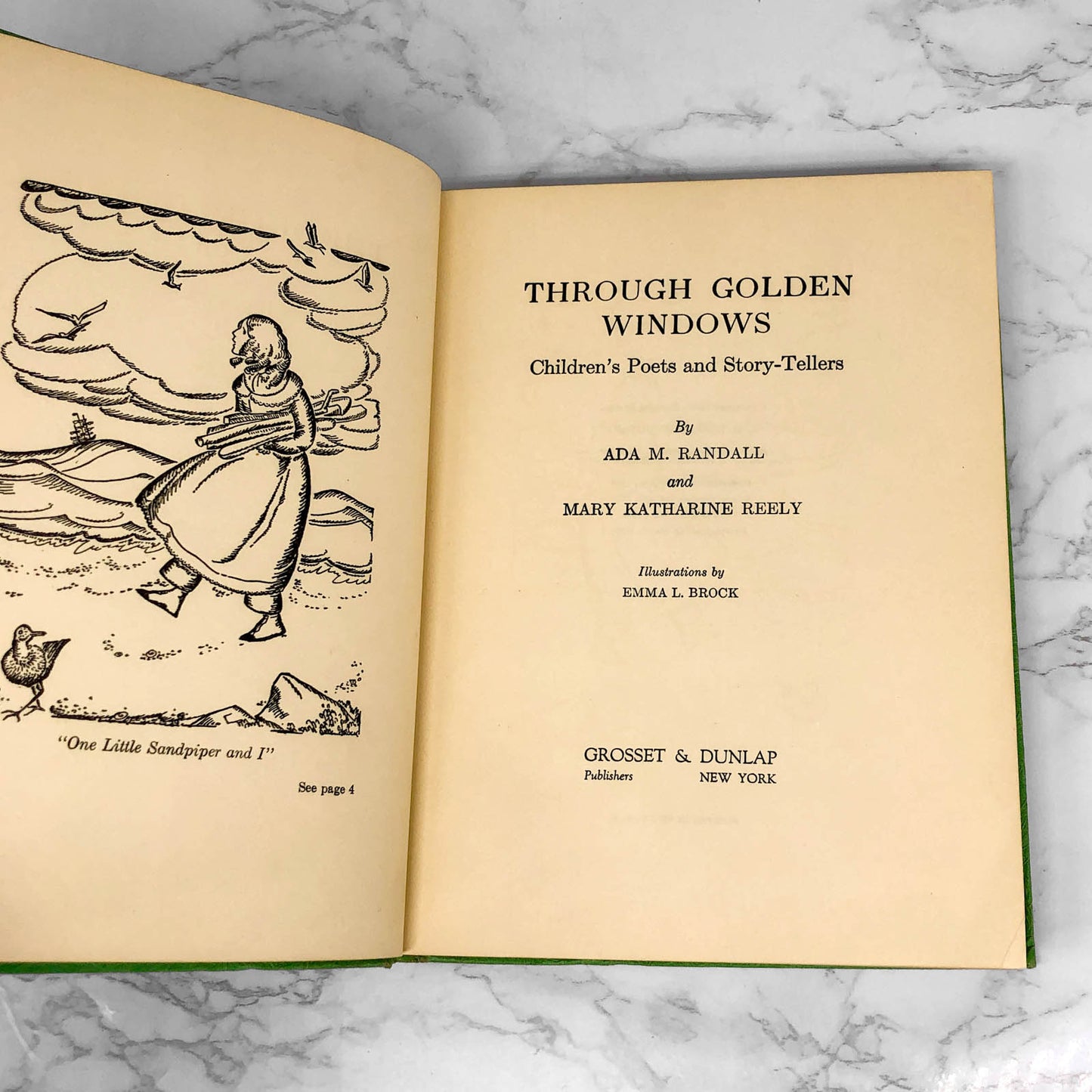 Through Golden Windows: Children's Poets & Story-Tellers by Ada M. Randall & Mary Katharine Reely [FIRST EDITION] 1936