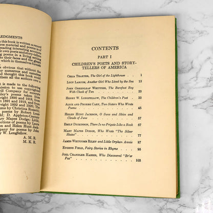Through Golden Windows: Children's Poets & Story-Tellers by Ada M. Randall & Mary Katharine Reely [FIRST EDITION] 1936