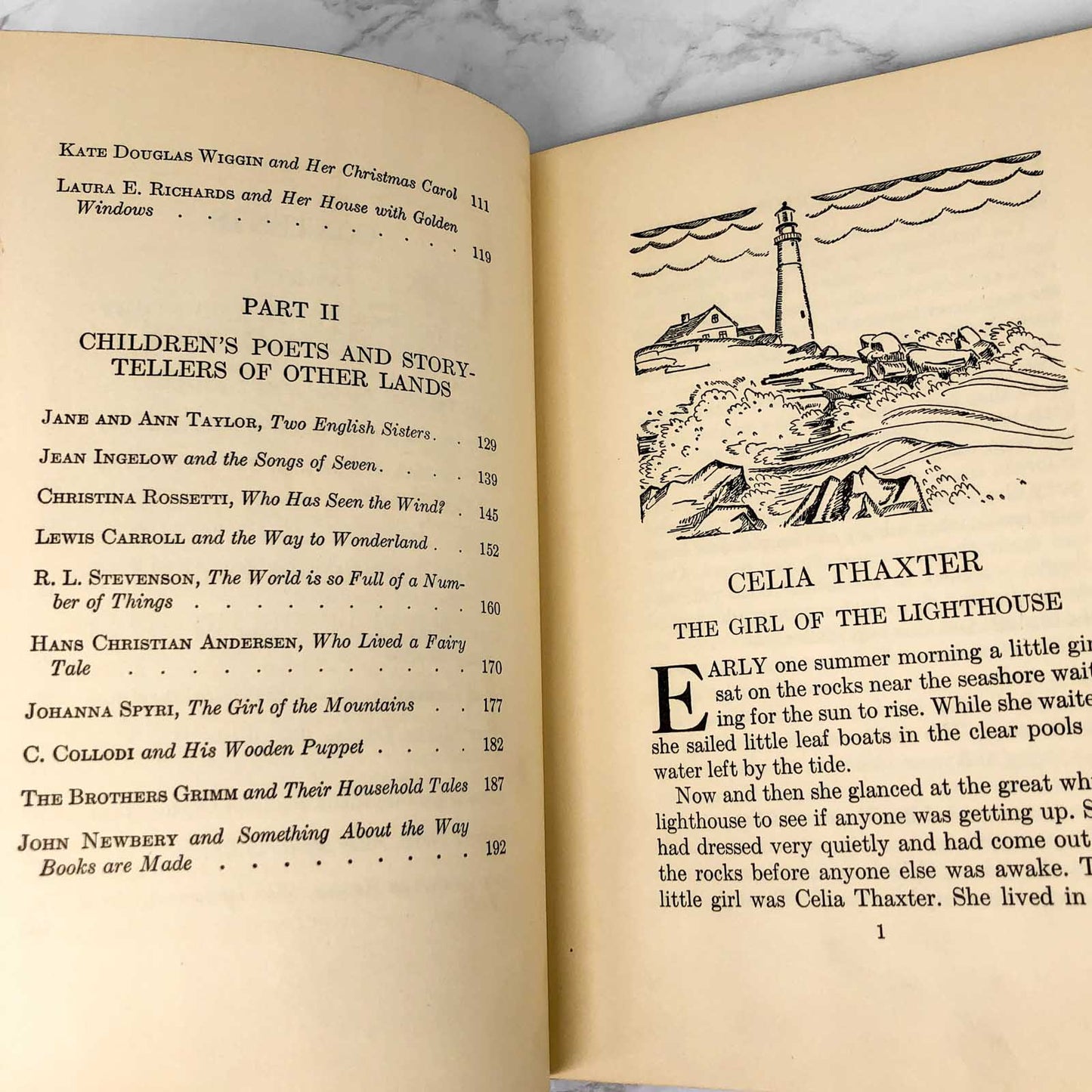 Through Golden Windows: Children's Poets & Story-Tellers by Ada M. Randall & Mary Katharine Reely [FIRST EDITION] 1936