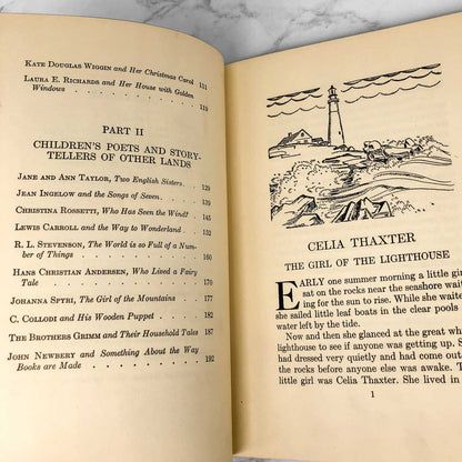 Through Golden Windows: Children's Poets & Story-Tellers by Ada M. Randall & Mary Katharine Reely [FIRST EDITION] 1936