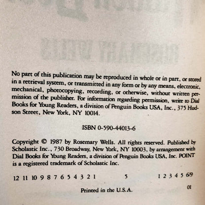 Through the Hidden Door by Rosemary Wells [1987 PAPERBACK] Point Horror