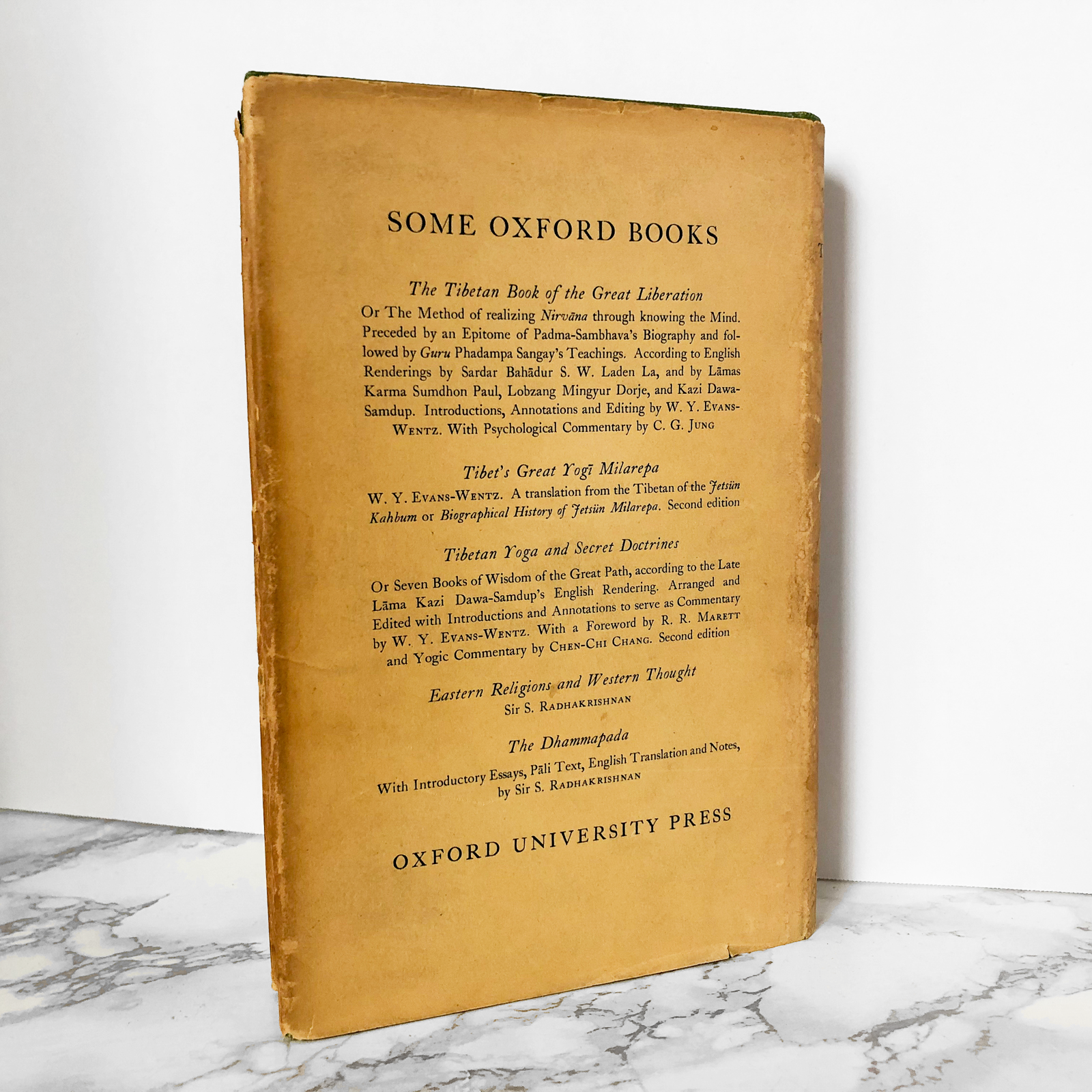 The Tibetan Book of the Dead by W.Y. Evans Wentz [THIRD EDITION / 1965] - Bookshop Apocalypse