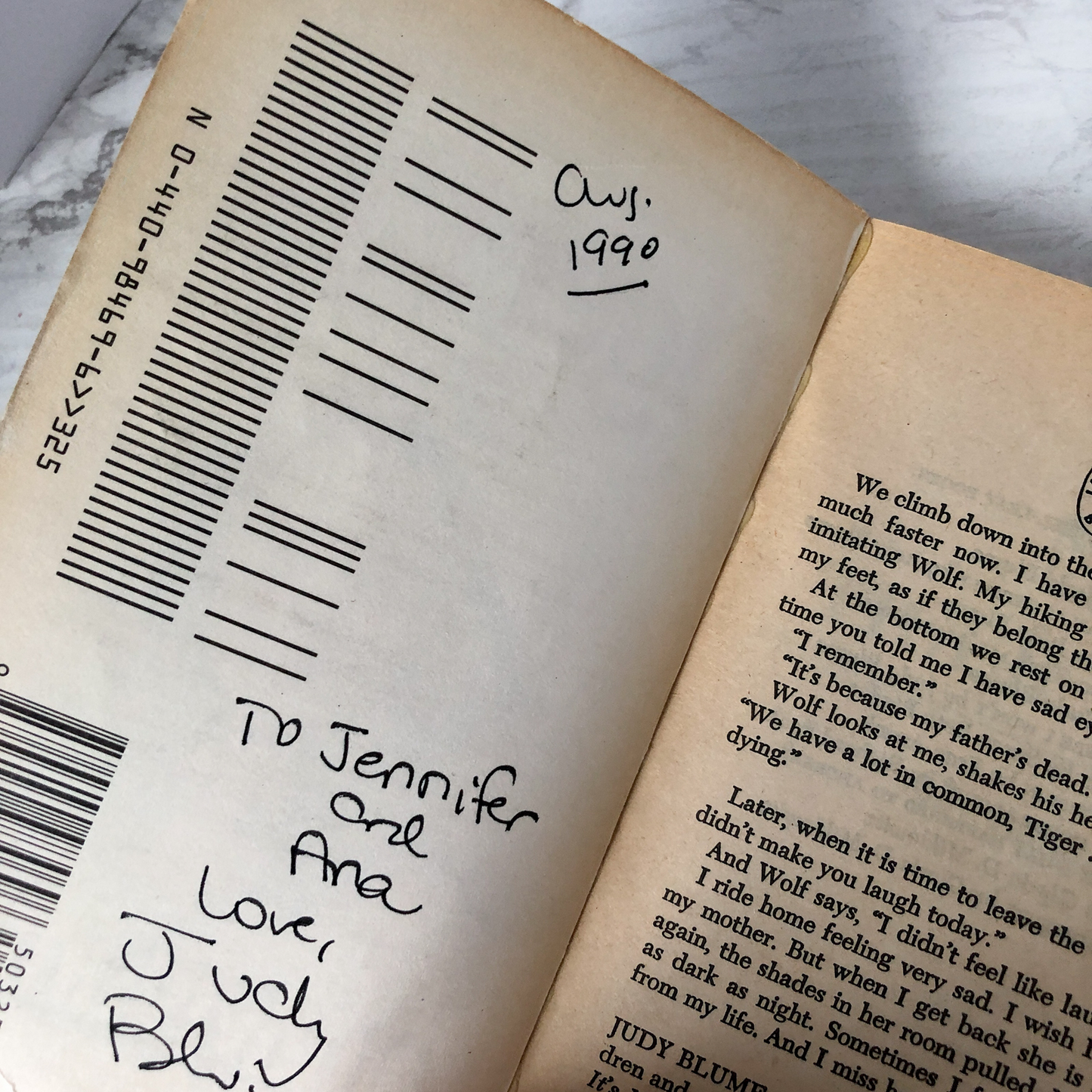 Tiger Eyes by Judy Blume [SIGNED] - Bookshop Apocalypse