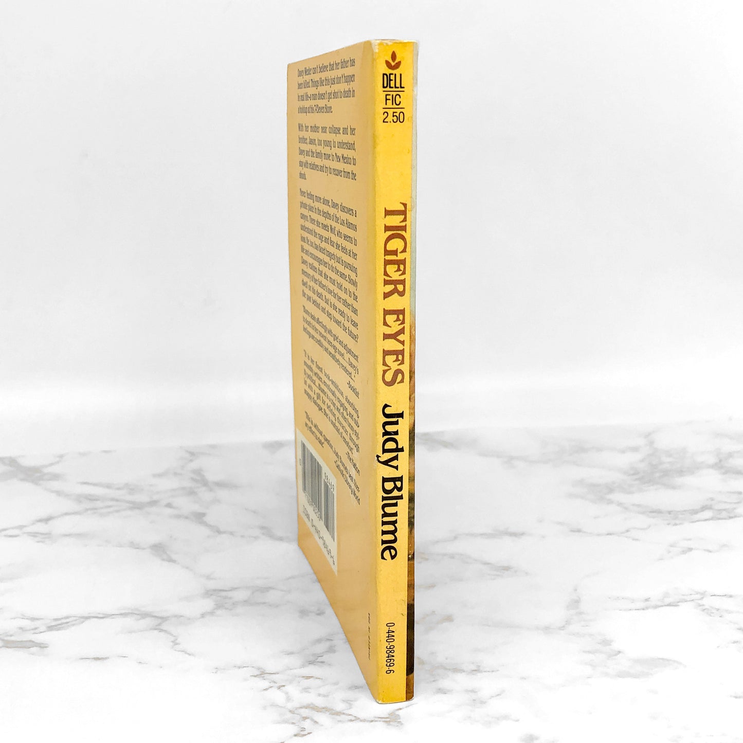 Tiger Eyes by Judy Blume [FIRST PAPERBACK PRINTING] 1982