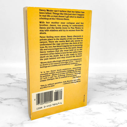 Tiger Eyes by Judy Blume [FIRST PAPERBACK PRINTING] 1982