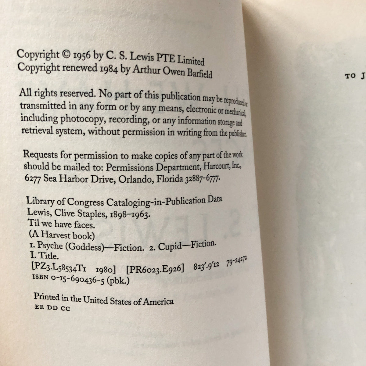 Till We Have Faces by C.S. Lewis [TRADE PAPERBACK] - Bookshop Apocalypse